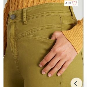 80s director’s cut green denim jeans ModCloth NWT